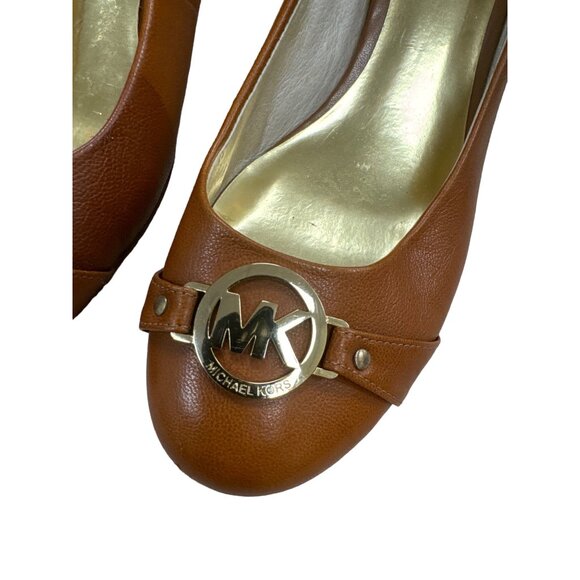 o1s1wg110225 Heeled Pumps in Leopard Michael Kors women’s brown shoes heels size 8.5M SKU 2842